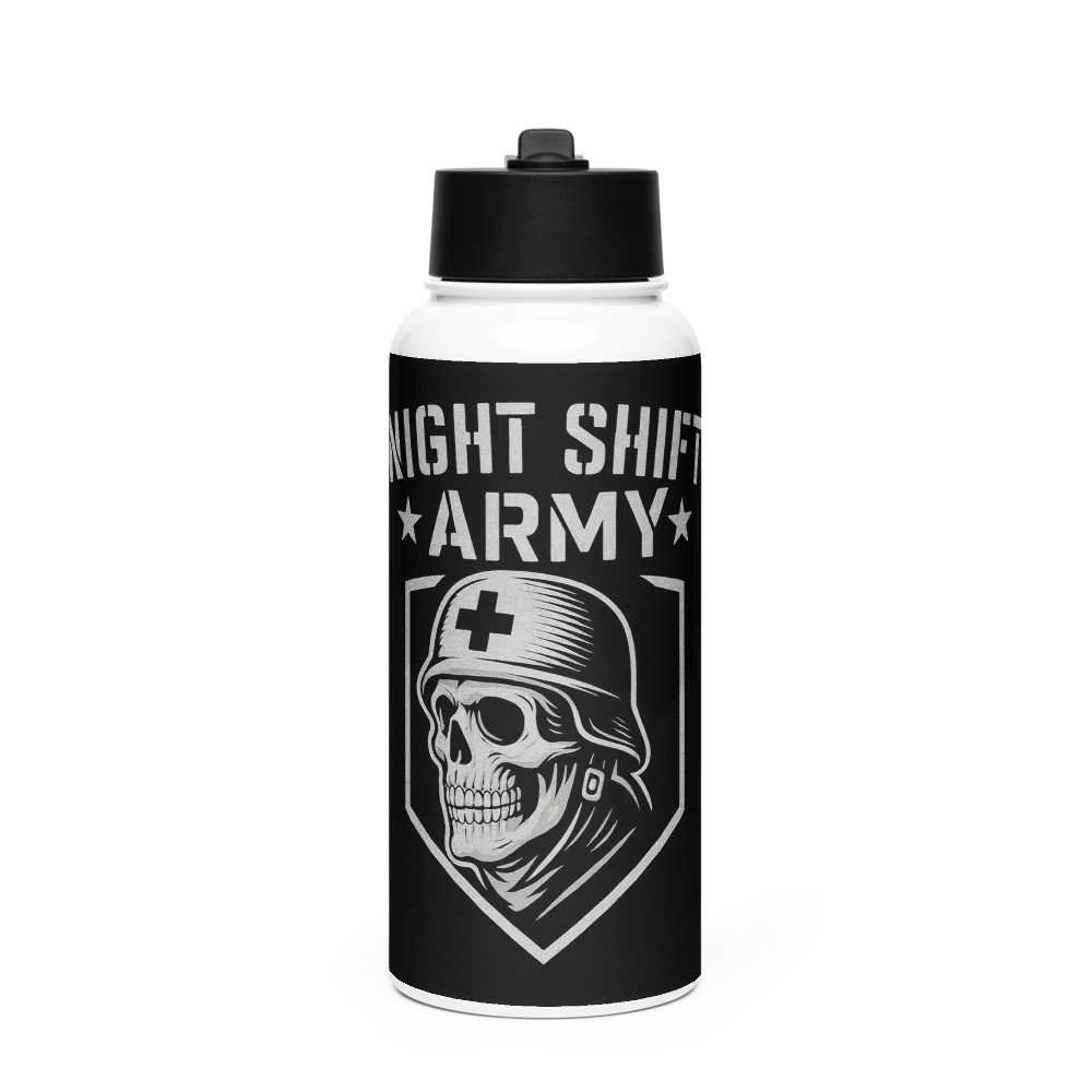 Night Shift Army Hydration Flask – 32oz Phantom Edition