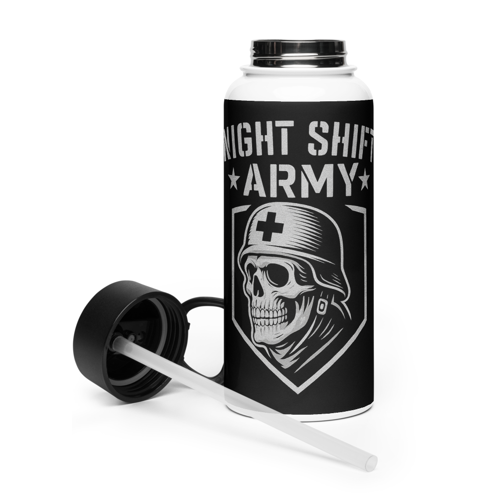 Night Shift Army Hydration Flask – 32oz Phantom Edition